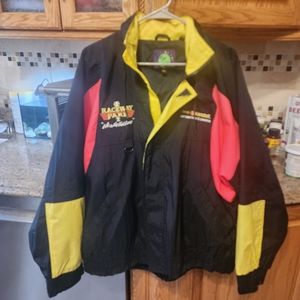 Vintage 90’s off the edge extreme sports jacket raceway Park Kendall oil